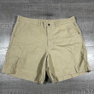 Patagonia Men's Organic Cotton Shorts Khaki Size 38 Utility‎ Casual Outdoor